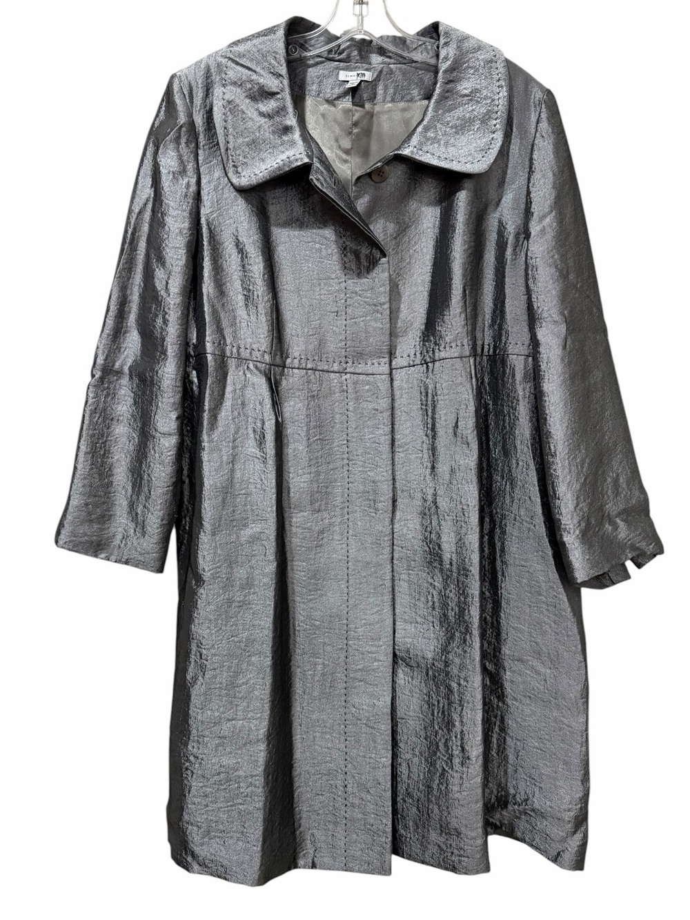 Semantiks Women's XLP Nordstrom Silver Longline Coat C
